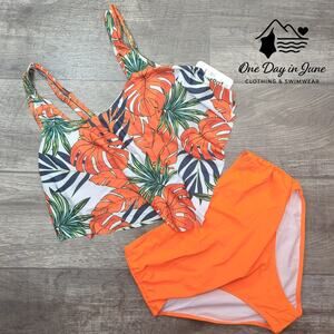 PatPat Tropical Flounce Biknii Swimsuit Size L